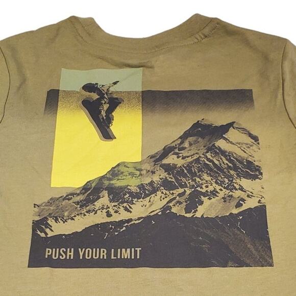 Boys Art Class Snowboarding Shirt Push Your Limit Size XSmall 4/5 NEW TShirt - Picture 2 of 5